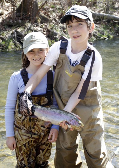 AGFC's Youth Summer Fish Camps Wrap Up at Dry Run Creek, Little Red River •  Arkansas Game & Fish Commission