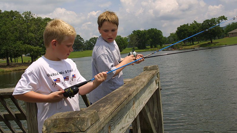 Fishing rod perfect measuring stick for social distancing • Arkansas Game &  Fish Commission