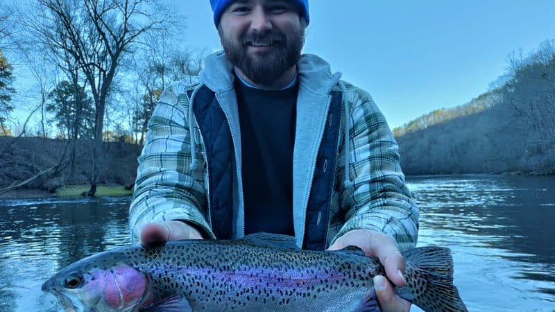 Two full stringers of Rainbow Trout! - Picture of Lucky Bear
