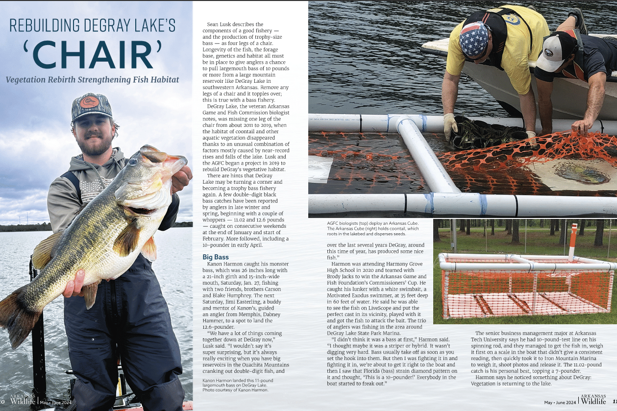 Building big bass and one big cat featured in May/June Arkansas ...