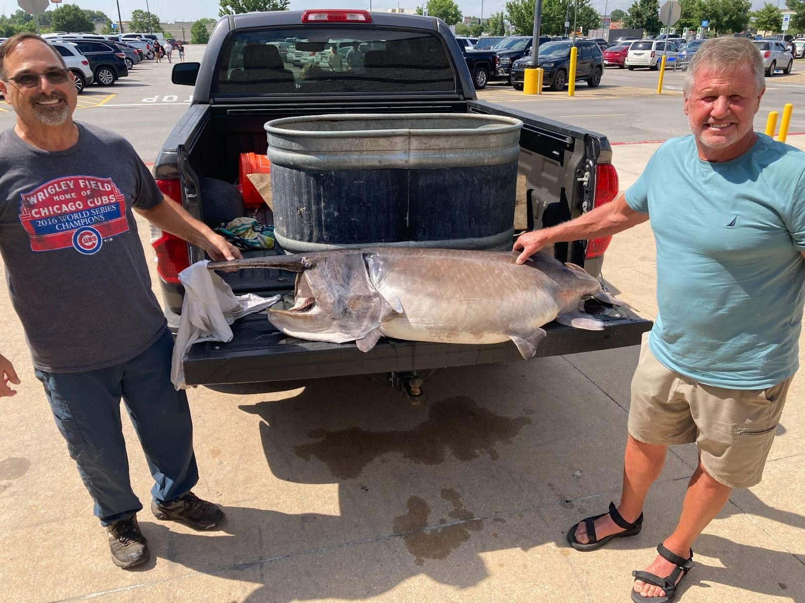 Angler snags state paddlefish record • Arkansas Game & Fish Commission